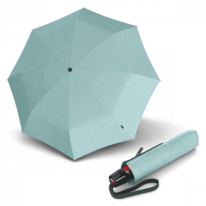 Knirps T.200 Medium Duomatic Dhalia Mint - dámský plně-automatický deštník