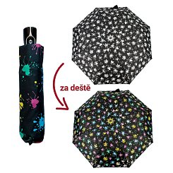 Doppler Magic Fiber Colorful - dámský skládací deštník měnící barvu