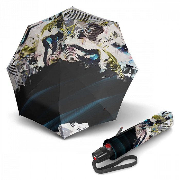 Knirps T.200 Medium Duomatic Clouds - dámský plně-automatický deštník