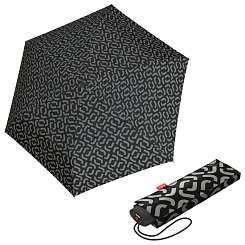 Reisenthel Pocket Mini Signature Black - dámský skládací mini deštník