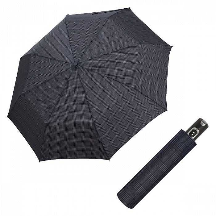 Doppler Magic Carbonsteel káro - pánsky plně-automatický deštník