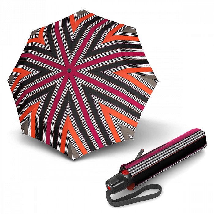 Knirps T.200 Medium Duomatic Primrose Pink - dámský plně-automatický deštník