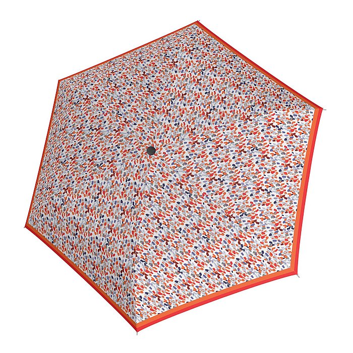 Doppler Magic Fiber XS SPRINKLE - dámský skládací plně-automatický deštník oranžová