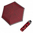Doppler Havanna Fiber MIX-UP - dámský ultralehký mini deštník - červený
