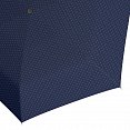 Doppler Mini Slim Carbonsteel ROYAL - dámský plochý skládací deštník - modrý detail
